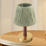 Maxbell Table Lamp Shade Only Handwoven Cover Home Living Room Bell Raffia Lampshade Green