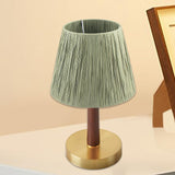 Maxbell Table Lamp Shade Only Handwoven Cover Home Living Room Bell Raffia Lampshade Green