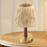 Maxbell Table Lamp Shade Only Handwoven Cover Home Living Room Bell Raffia Lampshade Light Yellow