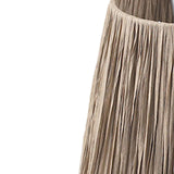 Maxbell Table Lamp Shade Only Handwoven Cover Home Living Room Bell Raffia Lampshade Gray