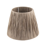 Maxbell Table Lamp Shade Only Handwoven Cover Home Living Room Bell Raffia Lampshade Gray
