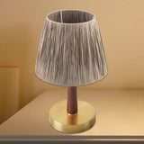 Maxbell Table Lamp Shade Only Handwoven Cover Home Living Room Bell Raffia Lampshade Gray