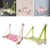 Maxbell Cat Hammock Gift Portable Hammock Perch Window Hanging Nest Cat Window Perch Pink