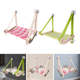 Maxbell Cat Hammock Gift Portable Hammock Perch Window Hanging Nest Cat Window Perch Pink