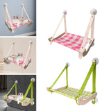 Maxbell Cat Hammock Gift Portable Hammock Perch Window Hanging Nest Cat Window Perch Pink