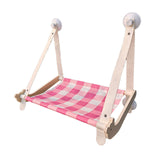 Maxbell Cat Hammock Gift Portable Hammock Perch Window Hanging Nest Cat Window Perch Pink
