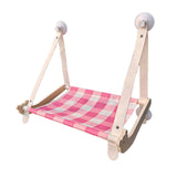 Maxbell Cat Hammock Gift Portable Hammock Perch Window Hanging Nest Cat Window Perch Pink