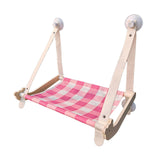 Maxbell Cat Hammock Gift Portable Hammock Perch Window Hanging Nest Cat Window Perch Pink