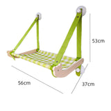 Maxbell Cat Hammock Gift Portable Hammock Perch Window Hanging Nest Cat Window Perch Green