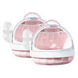 Maxbell 2x Hamster Carrier Cage Pet Outgoing Cage for Dwarf Hamster Outdoor Squirrel Pink