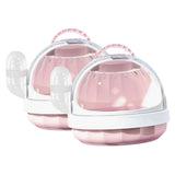 Maxbell 2x Hamster Carrier Cage Pet Outgoing Cage for Dwarf Hamster Outdoor Squirrel Pink