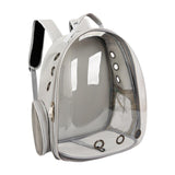 Maxbell Cat Backpack Carrier Cage Pet Travel Carrying Bag for Hiking Outdoor Walking gray