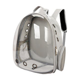 Maxbell Cat Backpack Carrier Cage Pet Travel Carrying Bag for Hiking Outdoor Walking gray