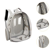 Maxbell Cat Backpack Carrier Cage Pet Travel Carrying Bag for Hiking Outdoor Walking gray