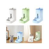 Maxbell Automatic Dog Feeder Pet Food Bowl Dish for Chinchilla Kitten Animal Gray