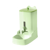 Maxbell Automatic Dog Feeder Pet Food Bowl Dish for Chinchilla Kitten Animal Green