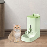 Maxbell Automatic Dog Feeder Pet Food Bowl Dish for Chinchilla Kitten Animal Green