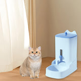 Maxbell Automatic Dog Feeder Pet Food Bowl Dish for Chinchilla Kitten Animal Blue