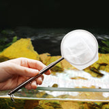 Maxbell Aquarium Fish Net Sludge Food Retractable Strong Telescopic Pond Skimmer Net Square Small