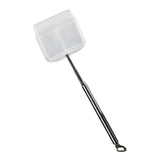Maxbell Aquarium Fish Net Sludge Food Retractable Strong Telescopic Pond Skimmer Net Square Small
