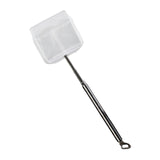 Maxbell Aquarium Fish Net Sludge Food Retractable Strong Telescopic Pond Skimmer Net Square Small