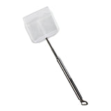 Maxbell Aquarium Fish Net Sludge Food Retractable Strong Telescopic Pond Skimmer Net Square Small