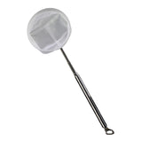 Maxbell Aquarium Fish Net Sludge Food Retractable Strong Telescopic Pond Skimmer Net Circle Small