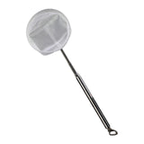 Maxbell Aquarium Fish Net Sludge Food Retractable Strong Telescopic Pond Skimmer Net Circle Small