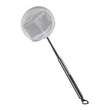 Maxbell Aquarium Fish Net Sludge Food Retractable Strong Telescopic Pond Skimmer Net Circle Small