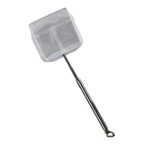 Maxbell Aquarium Fish Net Sludge Food Retractable Strong Telescopic Pond Skimmer Net Square Large