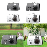 Maxbell Pet Travel Carrier Protable Small Dog Travel Carrier for Hiking Camping Cats S gray