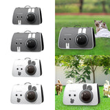Maxbell Pet Travel Carrier Protable Small Dog Travel Carrier for Hiking Camping Cats S gray