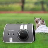 Maxbell Pet Travel Carrier Protable Small Dog Travel Carrier for Hiking Camping Cats S gray