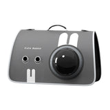 Maxbell Pet Travel Carrier Protable Small Dog Travel Carrier for Hiking Camping Cats L gray