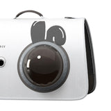 Maxbell Pet Travel Carrier Protable Small Dog Travel Carrier for Hiking Camping Cats S white