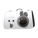 Maxbell Pet Travel Carrier Protable Small Dog Travel Carrier for Hiking Camping Cats S white