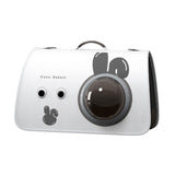 Maxbell Pet Travel Carrier Protable Small Dog Travel Carrier for Hiking Camping Cats S white