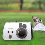 Maxbell Pet Travel Carrier Protable Small Dog Travel Carrier for Hiking Camping Cats S white