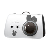 Maxbell Pet Travel Carrier Protable Small Dog Travel Carrier for Hiking Camping Cats L white