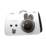 Maxbell Pet Travel Carrier Protable Small Dog Travel Carrier for Hiking Camping Cats L white