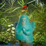 Maxbell Mini Goddess Hylia Statue Aquarium Decor Miniature Realistic Plant Pot Decor