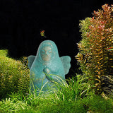 Maxbell Mini Goddess Hylia Statue Aquarium Decor Miniature Realistic Plant Pot Decor