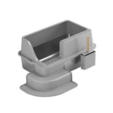 Maxbell Open Litter Box with Litter Kitten Toilet Kitty Litter Pan Extra Large