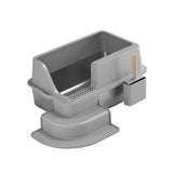Maxbell Open Litter Box with Litter Kitten Toilet Kitty Litter Pan Extra Large