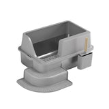 Maxbell Open Litter Box with Litter Kitten Toilet Kitty Litter Pan Extra Large