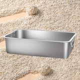 Maxbell Open Top Pet Litter Box Pet Supplies for Indoor Cats with Handles Cat Toilet 32x22x10cm