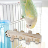 Maxbell Parrot Chewing Bird Toys Play Stand Parrot Cage Bite Toys for Budgies Pet Toy Unpainted