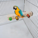 Maxbell Parrot Chewing Bird Toys Play Stand Parrot Cage Bite Toys for Budgies Pet Toy Colorful