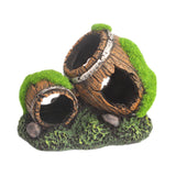Maxbell Fish Tank Landscaping Decoration Rock Cave House Aquarium Landscape Ornament 11.5x6.5x8.5cm