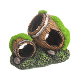 Maxbell Fish Tank Landscaping Decoration Rock Cave House Aquarium Landscape Ornament 11.5x6.5x8.5cm